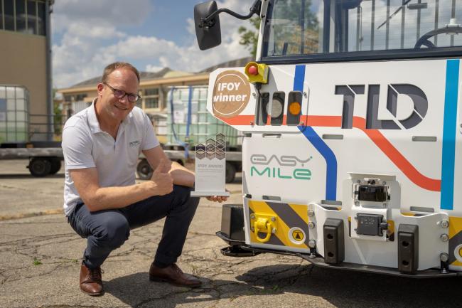 EasyMile's TractEasy awarded Best AGV at IFOY 2020 EasyMile's TractEasy awarded Best AGV at IFOY 2020